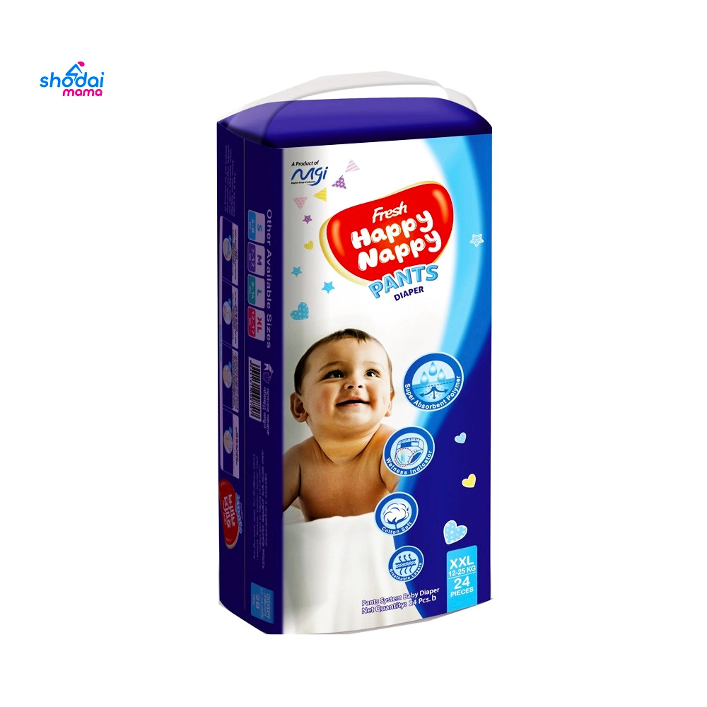 Fresh Happy Nappy Pants Baby Diaper (12-25Kg) - XXL 24Pcs